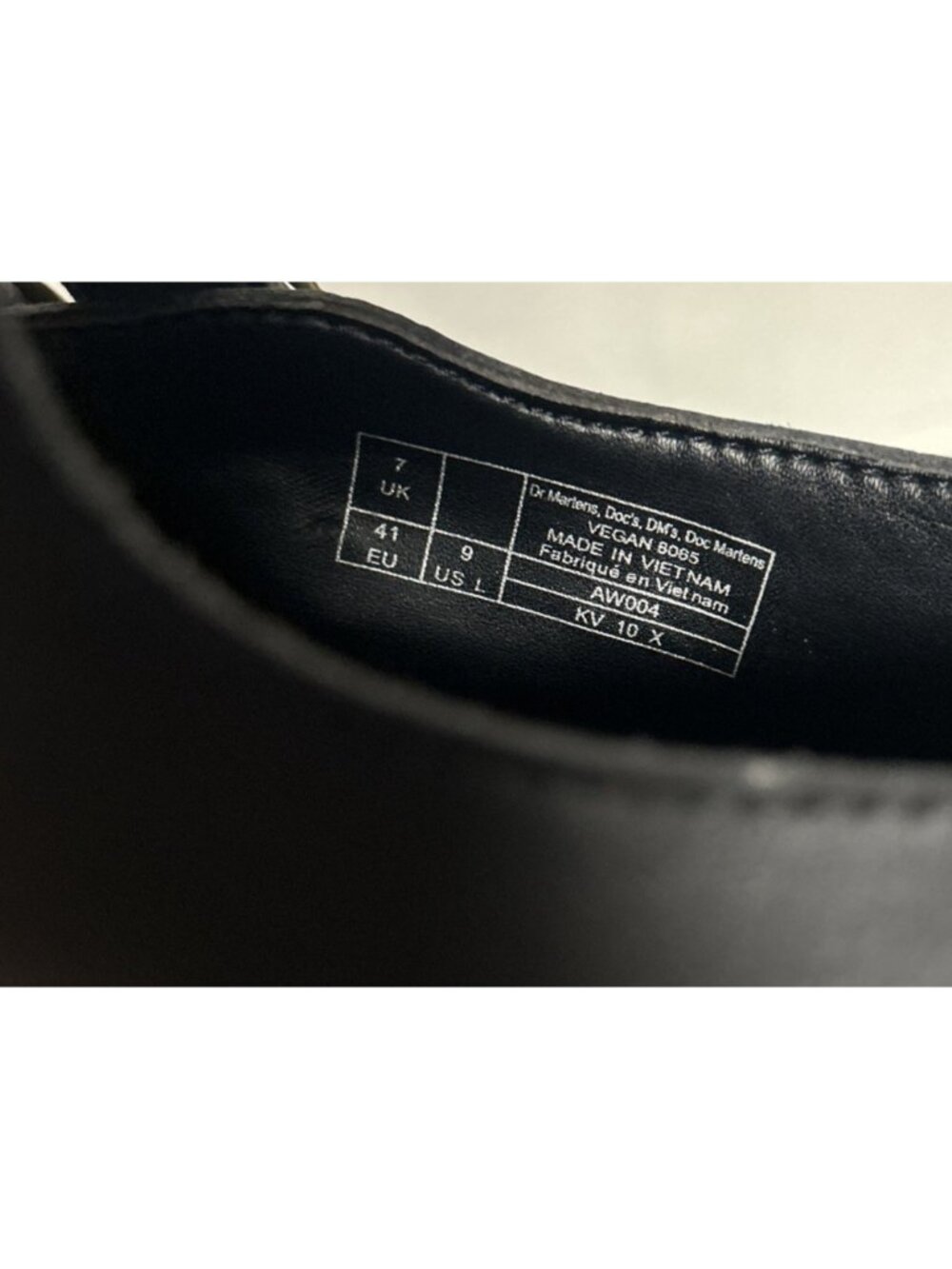 Dr. Martens Mary Jane Buckle Shoes Felix Black Vegan Leather Size 9 EUC - Picture 9 of 9